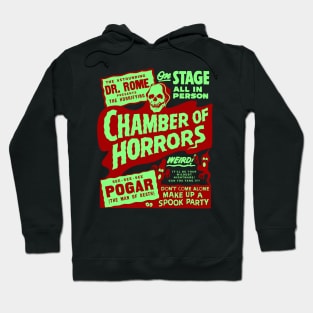 Chamber of Horrors vintage spook show art Hoodie